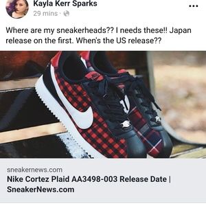 ISO!! Plaid Nike Cortez